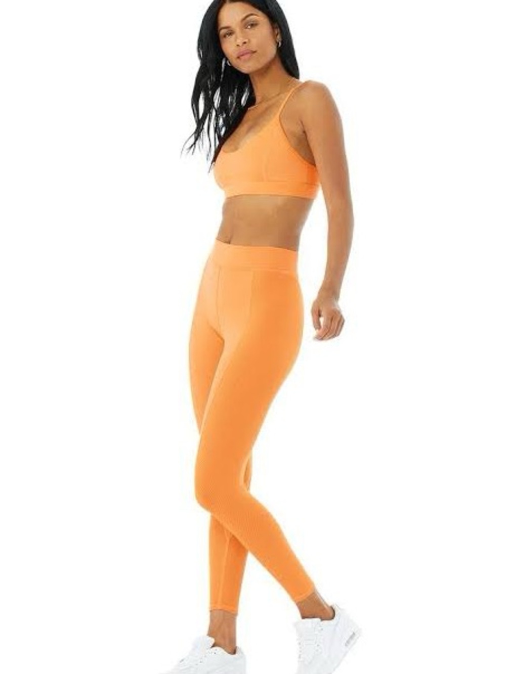 ALO neon Apricot Leggings